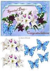Lillies in Bleu
