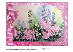 A4 Floral Beauty in Pink