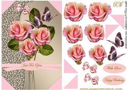 Lovely Roses and Swirls