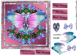 Special Butterflie in Bleu