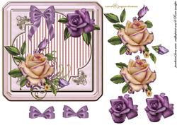 Heritage Roses in Lavender