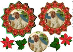 Vintage Christmas Doggie