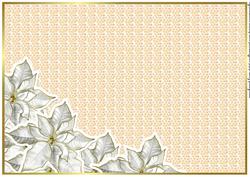 A4 Christmas Elegant Backing Paper