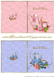 Just a Note Tea Time