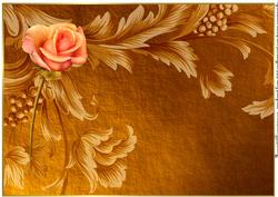 Backing Paper Golden Tea Time
