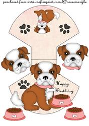 Cute Wobble Card Doggie