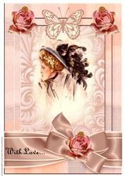 A4 Vintage Lady