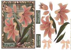 Vintage Lillies Thinking of You -
