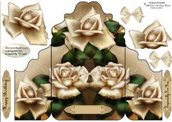 Gatefold Antique Roses