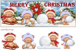 Large Dl Card Snowfun Christmas
