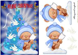 Christmas Teddie Snowfun