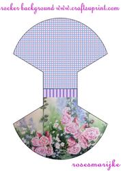 Background Floral Rocker Card