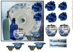 Vintage Mix Delfts Bleu