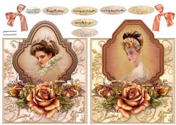 Two Over the Top Vintage Lady Toppers