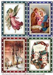 Christmas Vintage Toppers