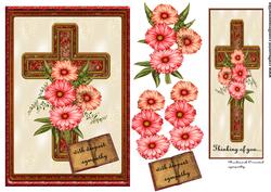 Oriental Corsage Sympathy - & Bookmark