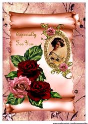 A4 Vintage Scroll
