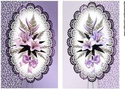 Toppers Lace and Lillies
