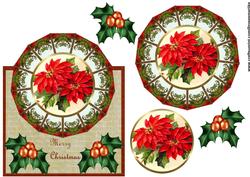 Over the Top Vintage Poinsettias