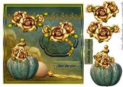 Golden Roses and Perfume