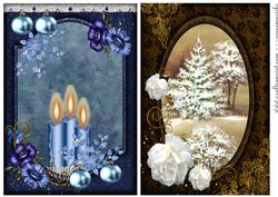 Vintage Romantic Christmas Toppers