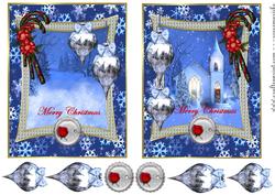 Christmas Snowscene Toppers