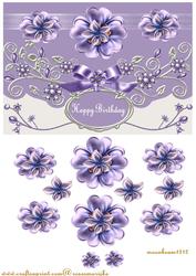 Envelop Lavender Birthday
