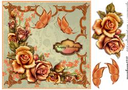 Autumn Birthday Roses