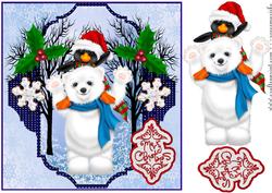 Happy Christmas Greetings Bear