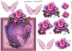 Over the Top Roses and Butterflies