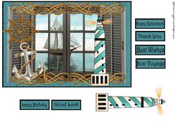 Sea View Male Card