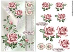 Roses,lace and Swirls