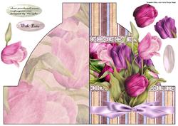 Abstract Shaped Card Tulips from Amsterdam