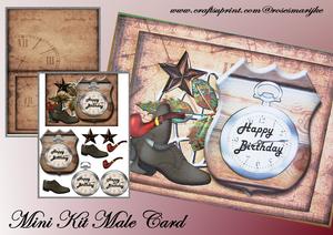 Minikit Male Card