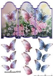 Panels Garden and Butterflies