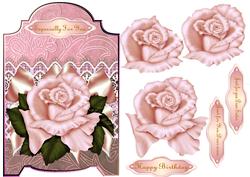 Screen Card Satin Roses
