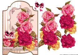 Screen Card Antique Roses