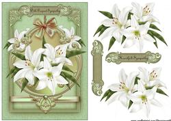 Sympathy Lillies