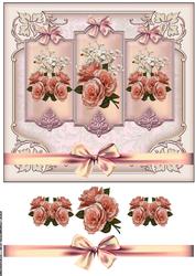 Vintage Roses Panels