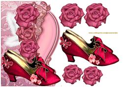 Marie Antoinette Shoes Over the Side