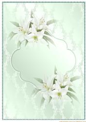 A4 Background Lilies
