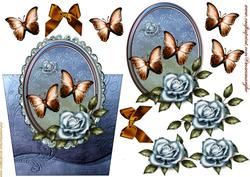Over the Top Roses and Butterflies