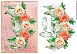 Envelop Classic Roses and Butterflies