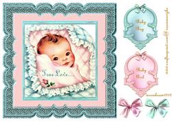 Scallop Vintage Baby Boy & Girl
