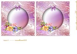 Insert Scallop Spring Floral Beauty