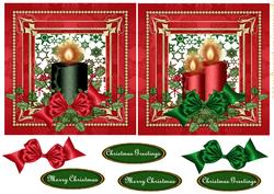 Christmas Toppers Candles