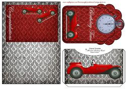 Pocket Card Vintage Birthday Time Male