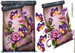 Scroll Enchanted Roses