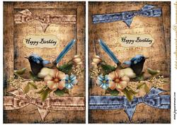 Birds and Bows Vintage