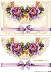 Envelop Cream English Roses